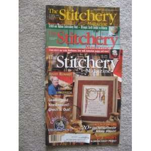  3 Issues of The Stitchery Magazine   November 1995   May 