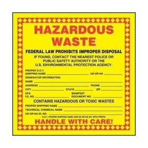  FEDERAL AND STATE LAW PROHIBITS IMPROPER DISPOSAL 6 x 6 (Roll/250