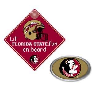 Florida State Seminoles NCAA Family Auto Fan Kit  Sports 