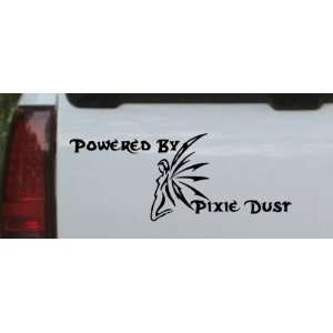  Powered By Pixie Dust Car Window Wall Laptop Decal Sticker 