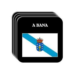  Galicia   A BANA Set of 4 Mini Mousepad Coasters 