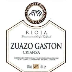  2008 Zuazo Gaston Rioja Crianza 750ml Grocery & Gourmet 