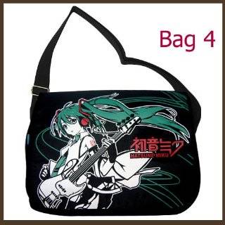 Vocaloid Hatsune Miku Black Messenger Shoulder Bag by Miku Hatsune
