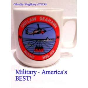 Scorpions Outlaw Seahawk Military Helicopter Submarine Coffee Cup Mug 