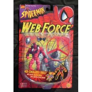  spider man web force web commando spidey Toys & Games