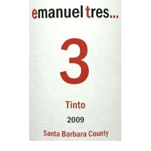  2009 Emanuel Tres Tinto Santa Barbara County 750ml 