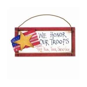  We Honor Veterans Sign