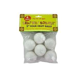    48 Pack of Foam craft balls (assorted sizes) 
