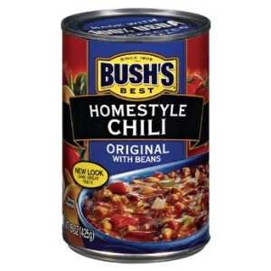 Bushs Best Homestyle Chili Original With Beans 15 oz  
