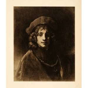  1907 Photogravure Portrait Titus van Rijn Man Dutch Artist 