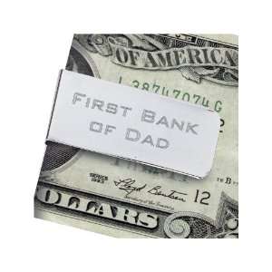 First Bank of Dad Money Clip