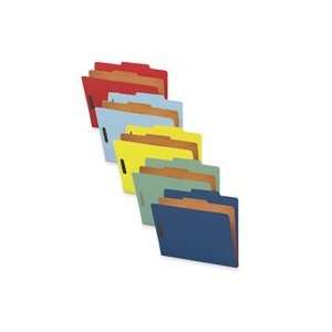 NATSP17200   Classification Folders,w/ Fstnrs,1 Dvdrs,Letter,10/BX,BE