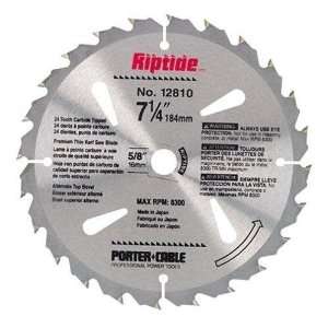  Porter Cable 12810 10 Riptide 7 1/4 Inch 24 Tooth ATB Thin 