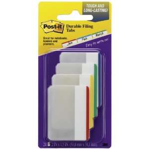  Post it(R) Durable Tabs 686F 1, 2 in x 1.5 in (50.8 mm x 38 mm 