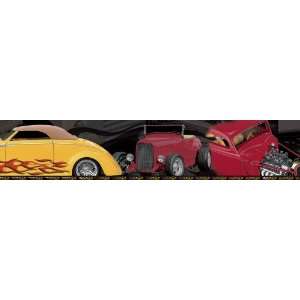   Muscle Cars Wall Border, 9 Inch Wide by 10 Foot Long