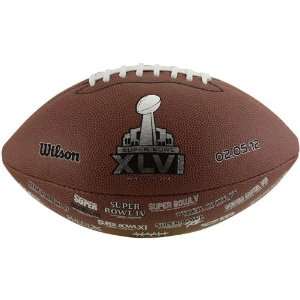   Wilson Super Bowl XLVI Official Game Day Football  