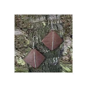  Coconut shell earrings, Kites Jewelry