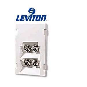  Leviton 41293 PFI MOS Insert Duplex FC Fiber Adapter with 