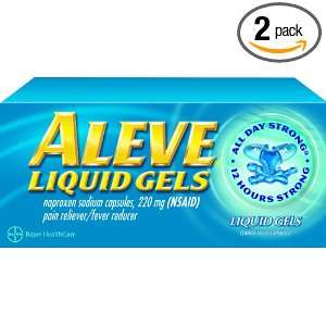  Aleve Liquid Gels, 220 mg, 80 Capsules (Pack of 2 