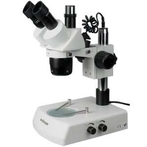 AmScope Super Widefield Stereo Microscope 10x 20x 30x 60x  