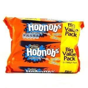 McVities Chocolate Hob Nobs Twin Pack 600g  Grocery 