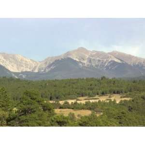 Truchas Peaks, over 13,000 Feet High in the Sangre De Cristo Mountains 