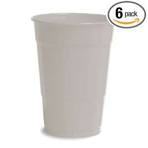 Creative Converting Premium 12 Ounce. Plastic Cups, Shimmering Silver 