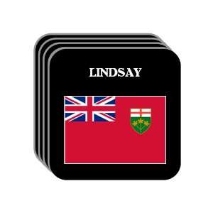  Ontario   LINDSAY Set of 4 Mini Mousepad Coasters 