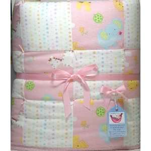  Precious Animal and Dot Baby Girl Quilt