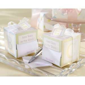 Take Note New Baby On the Block Sticky Notes   Baby Shower Gifts 