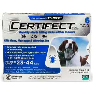  6 Month CERTIFECT BLUE for Dogs 23 44 lbs