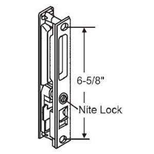 Sliding Glass Door Handle Set, Non Keyed, Flush Mount, with Nite Lock 