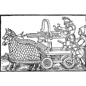    Four Wheeled Ballista, c.1552   24x36 Poster 