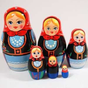  Belarussia Six Part Nesting Doll Toys & Games