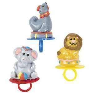 12 Circus Animal Frosted Ring Pops   Suckers & Pops  