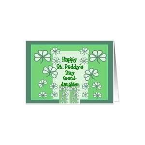  GRANDDAUGHTER   St Patricks Card Card Health & Personal 