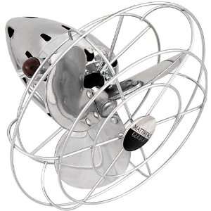  Matthews METALFH CR, Aluminium Fan Head with Cage, Chrome 