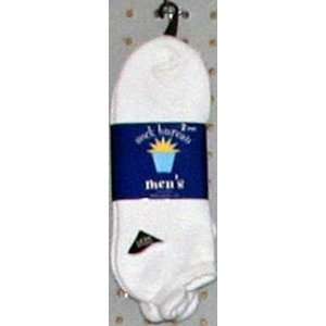  Sock Bureau Socks Men Golf Low Cut White (3 Pack) Health 