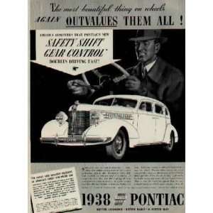   Shift Gear Control, Doubles Driving Ease  1938 Pontiac Ad, A2708