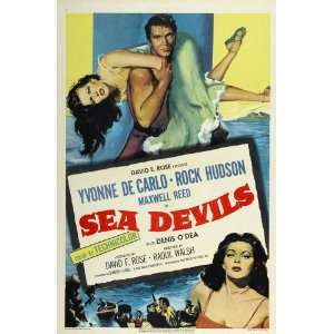  Sea Devils (1953) 27 x 40 Movie Poster Style A