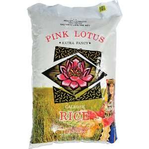 Pink Lotus Calrose Rice, 100 Pound  Grocery & Gourmet Food