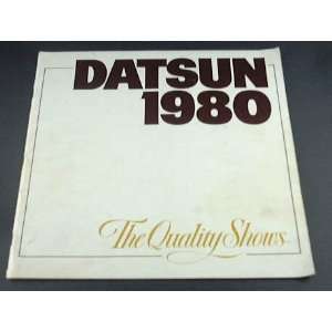  1980 80 DATSUN BROCHURE 210 510 280ZX 810 200SX 310 