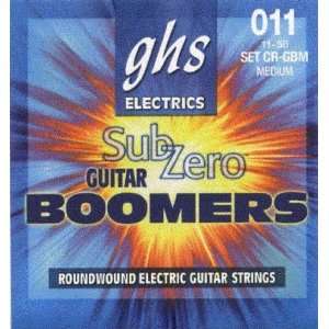  GHS Electric Guitar   Sub Zero Boomers Medium, .011   .050 