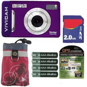 Vivitar Vivicam 5.1MP Purple Digital Camera Accessory 