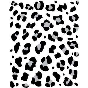  LEOPARD PRINT PATTERN White and Black Vinyl Decal Sheets 