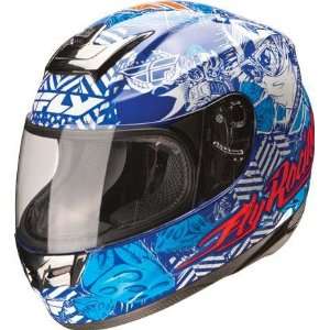   Helmet , Color Blue/White, Size Sm, Style Winners Circle 73 8020 2