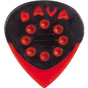  Dava Jazz Grips Pick 6 Pack 9024 Red Musical Instruments