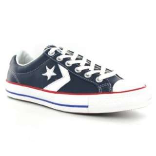  Converse Star Player EV Ox Navy Red Leather Womens 