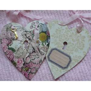  Pink Lady Secret Garden Heart Gift Tag By Fg & Co 