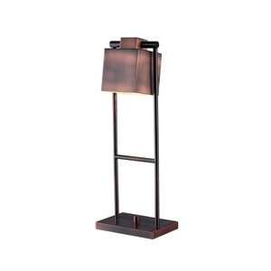  Kenroy Home 32000VC Crimmins Desk Lamp, Vintage Copper 